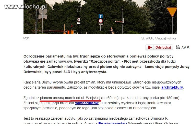 "Pólskie mendia" Portal wp.pl