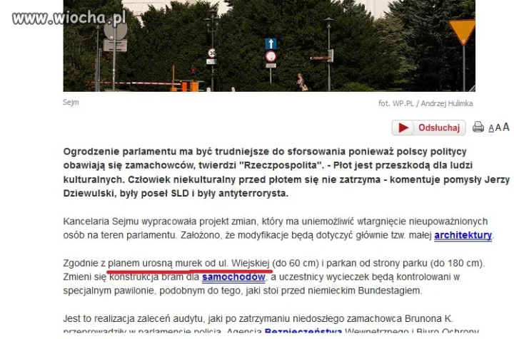 "Pólskie mendia" Portal wp.pl