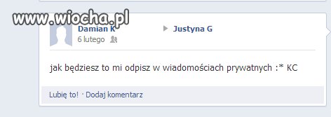 Choćby debil nie mógł od razu na PRIV napisać! 