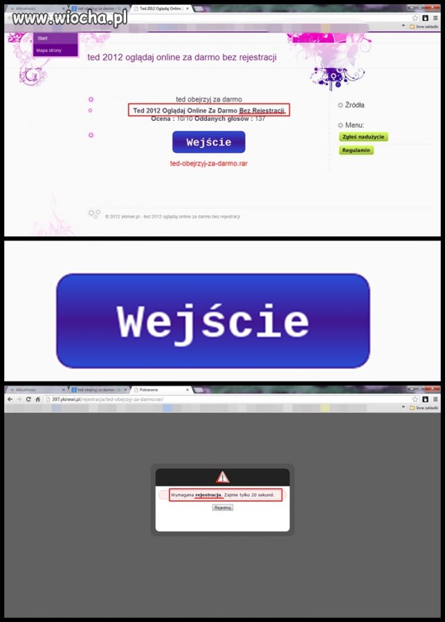 Bez rejestracji?
