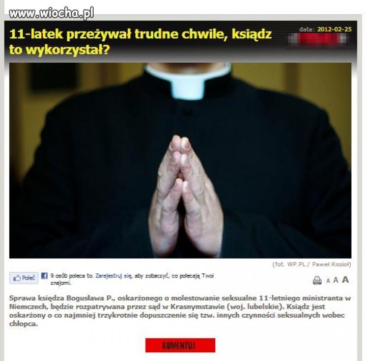 11-latek przeżywał trudne chwile ...