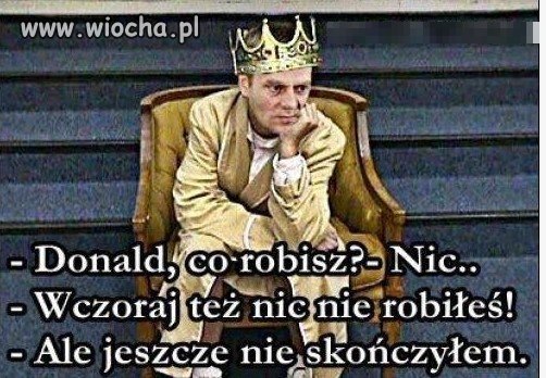 Donald jak zwykle nic nie robi