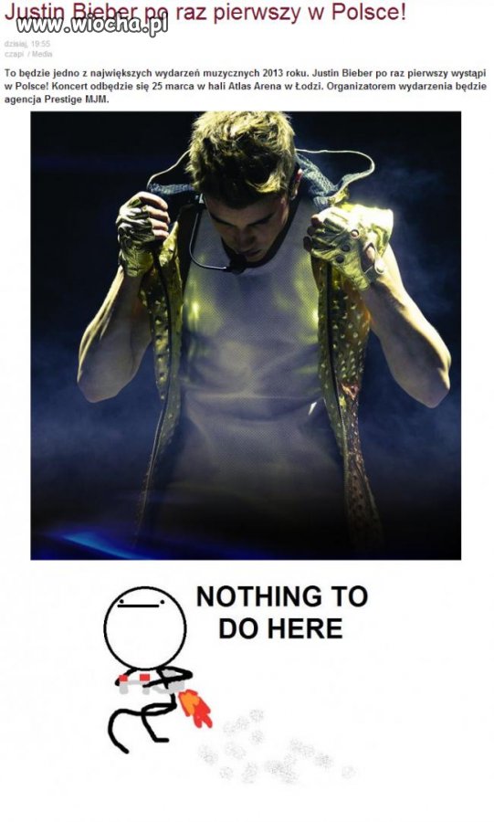 Justin Bieber w Polsce...