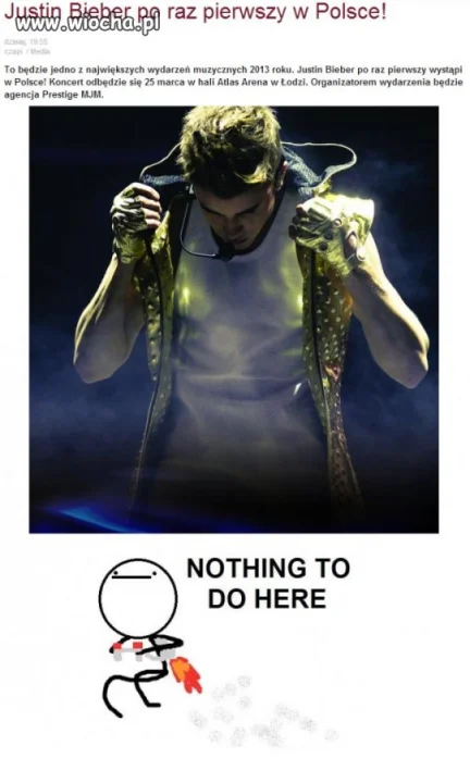 Justin Bieber w Polsce...