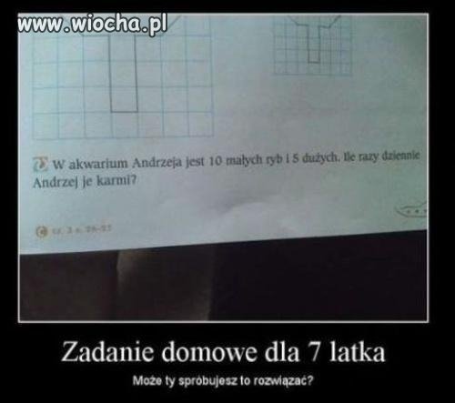 Może ty zrobisz to zadanie?