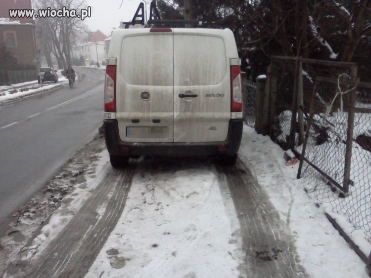 Parkowanie na chodniku