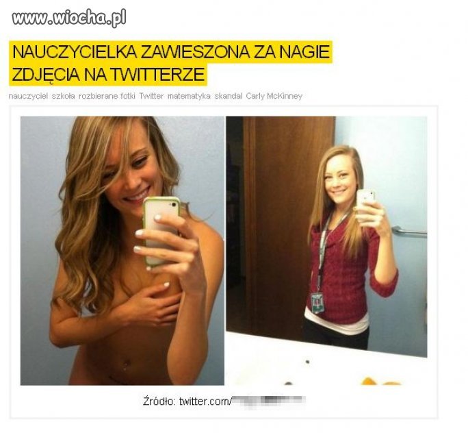 Czyżby pozazdrościła swoim nastoletnim uczennicom?