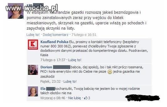 Cięta riposta babci.