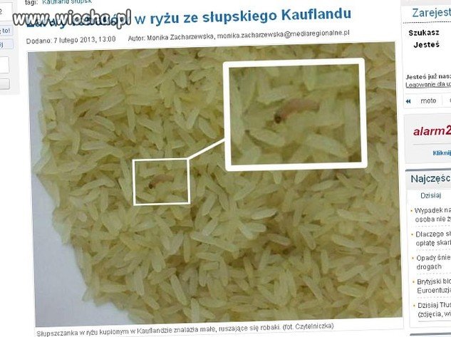 Uważaj na ten ryż w KAUFLANDZIE!!!
