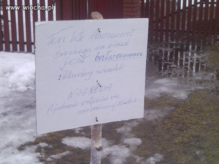 Nie każdy szanuje prace drugiej osoby...