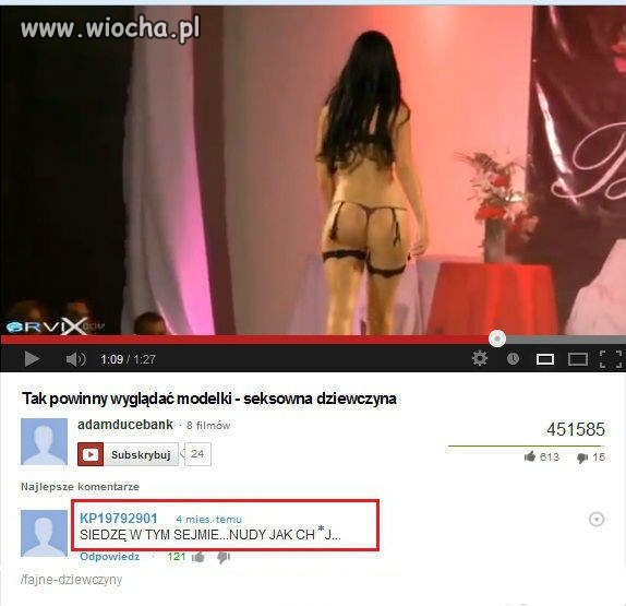 Siedzę w tym sejmie