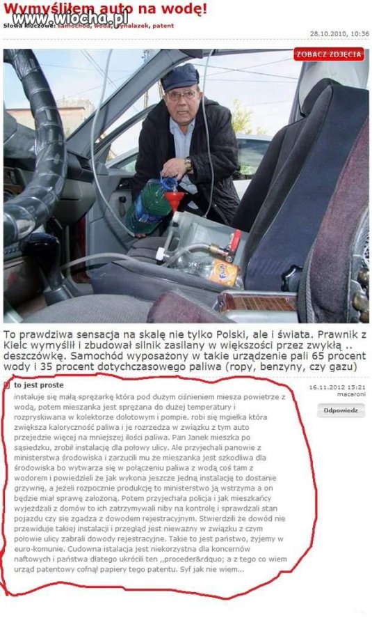 Auto na wode, chcesz dobrze