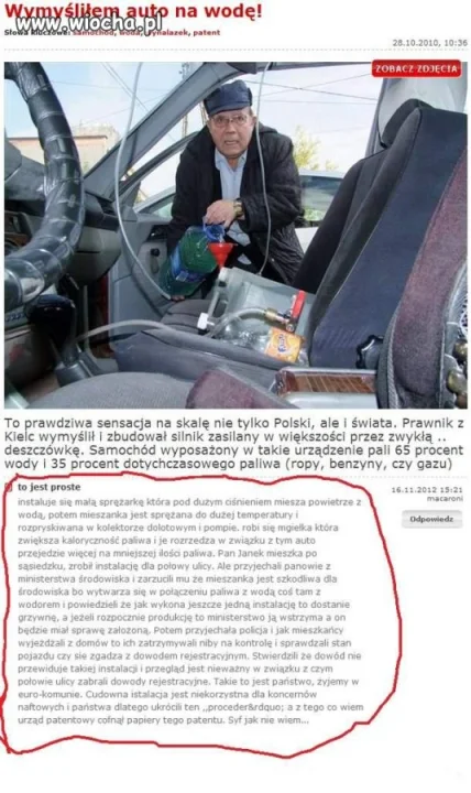 Auto na wode, chcesz dobrze