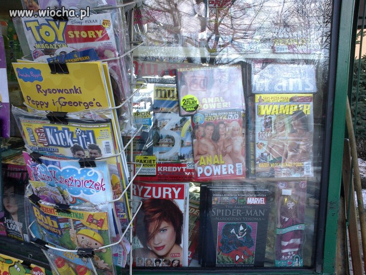 Prasa w kiosku dla dzieci
