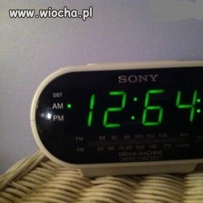 To o której wstajemy?