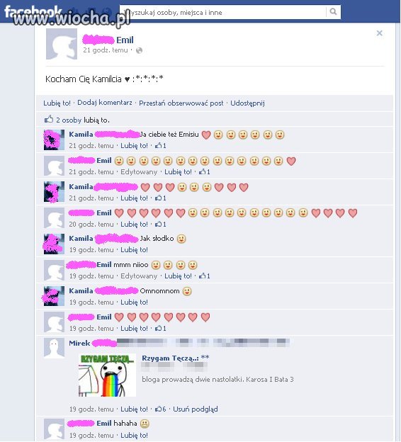 Dzisiejsza "miłość"...