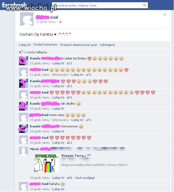 Dzisiejsza "miłość"...