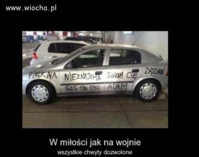 Nawet samochodu na parkingu nie można zostawić