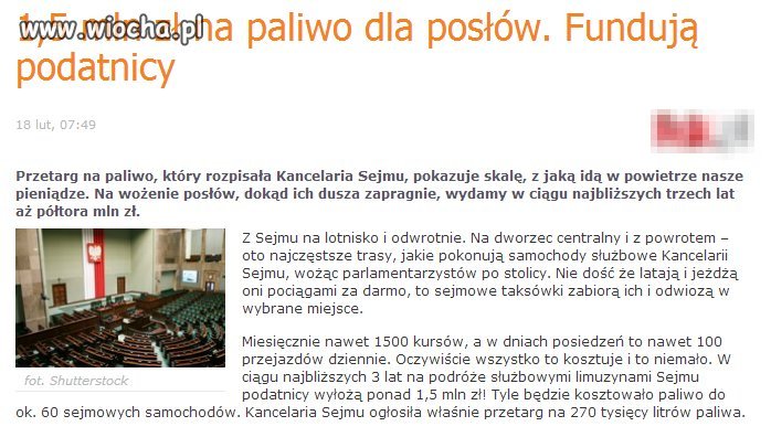 A jakby odciąć im dostęp do koryta