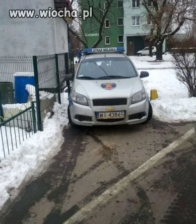 Chodnik zablokować