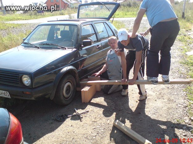 Zabrakło lewarka...