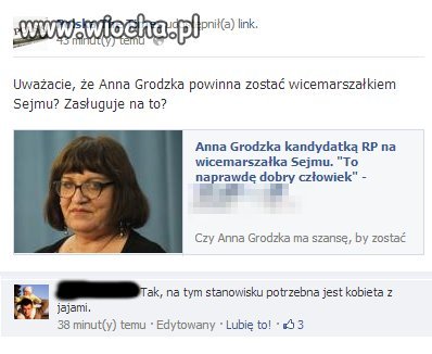 Potrzebna nam kobieta z jajami?