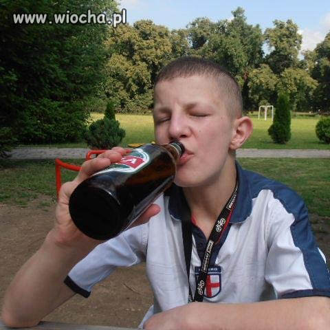 13 lat i lans na piwo