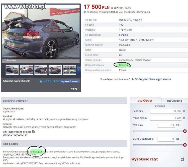 To w końcu Zimna zasypana lodem Szwecja