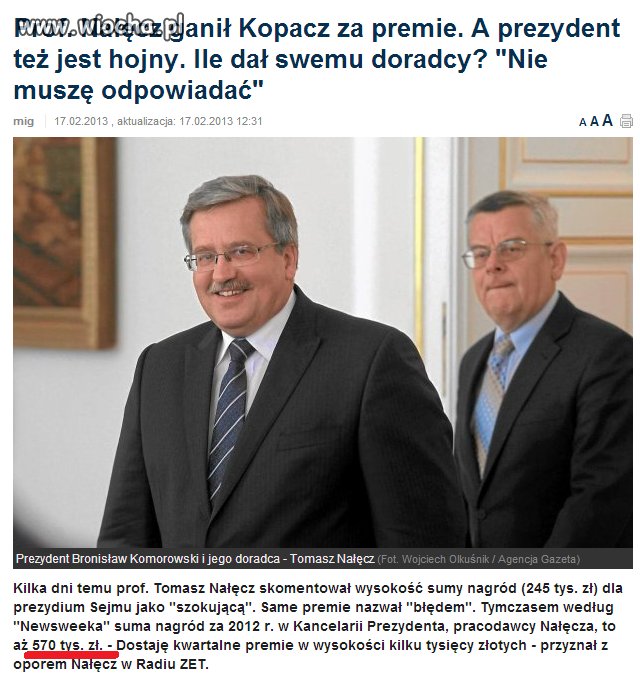 A ludzie na chleb nie mają