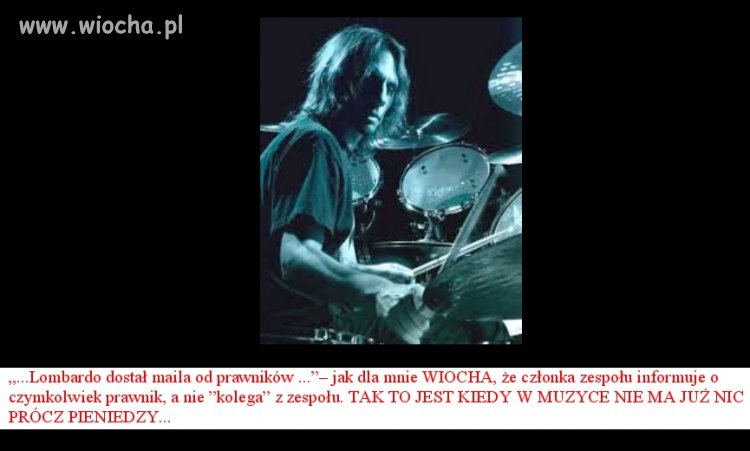 Lombardo wyrzucony ze Slayera?