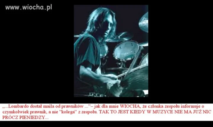 Lombardo wyrzucony ze Slayera?