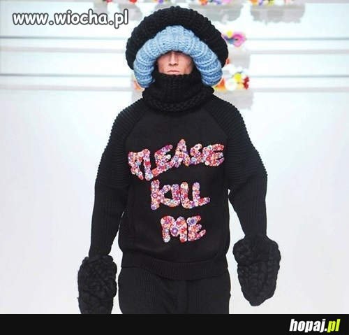 Sweter wypowiedział myśli właściciela