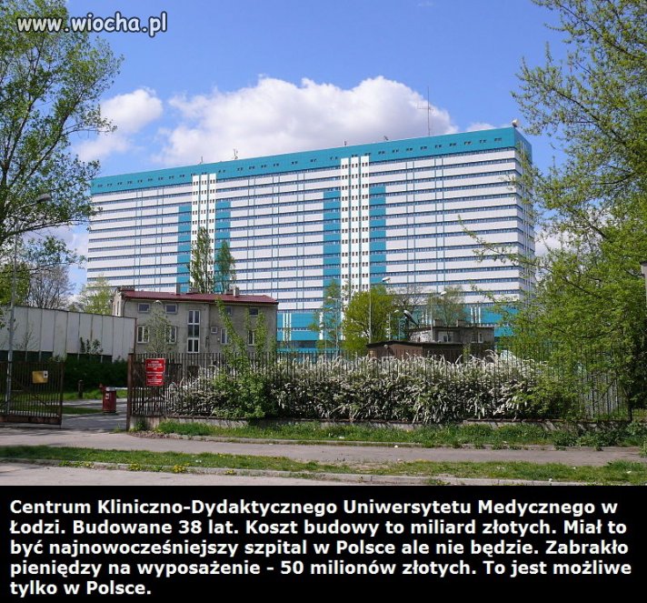 Miał być najnowocześniejszy szpital