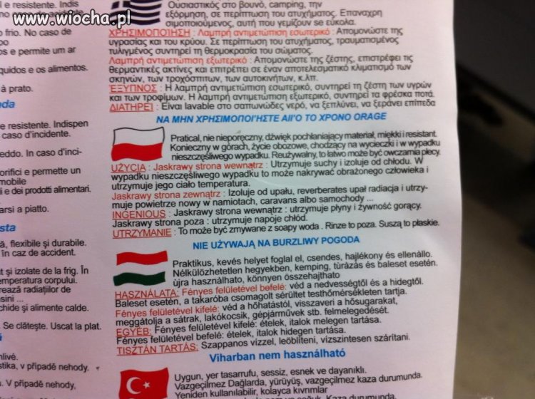 Efekt korzystania z translatora