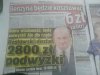 Dobra wiadomość: będą podwyżki Ale dla rządu 