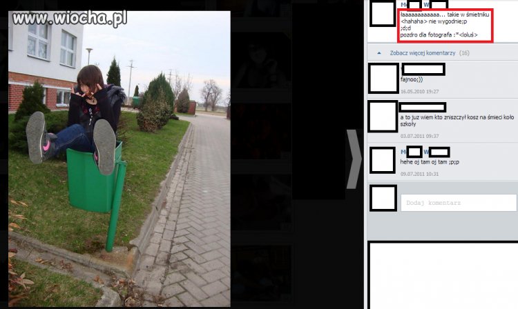 Takie tam w śmietniku.