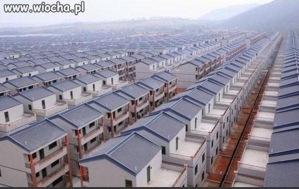 Osiedle domków w chinach...