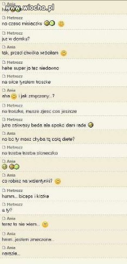 Walentynkowa rozmowa