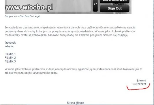 Ujawniania i zastraszania nie było