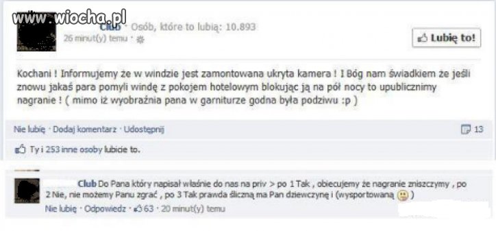 Seks w windzie jest ok...
