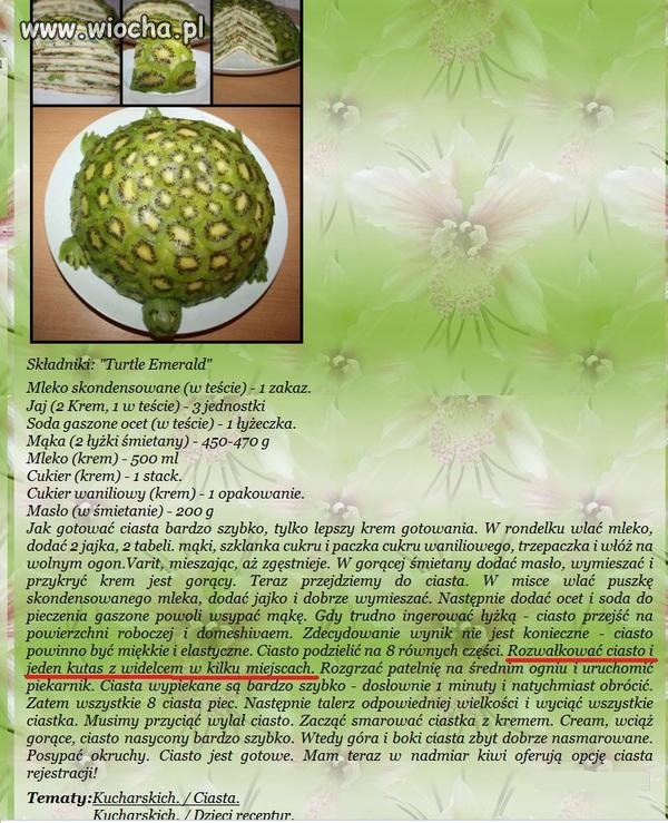 Google tłumaczy przepis na ciasto 