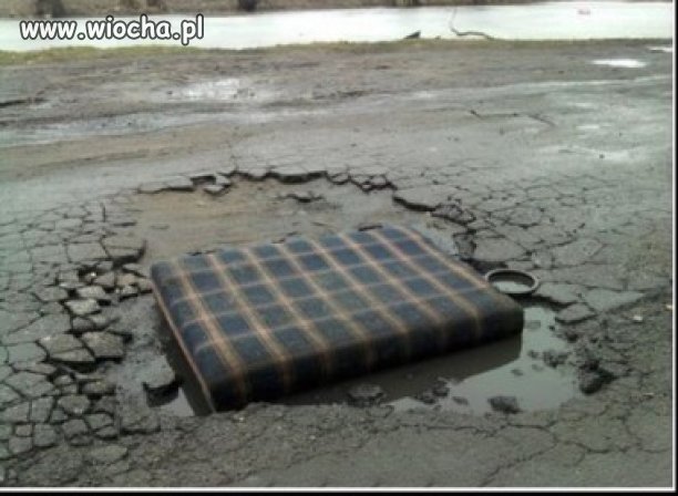 Dzięki dotacjom z Unii znaleziono sposób na dziury
