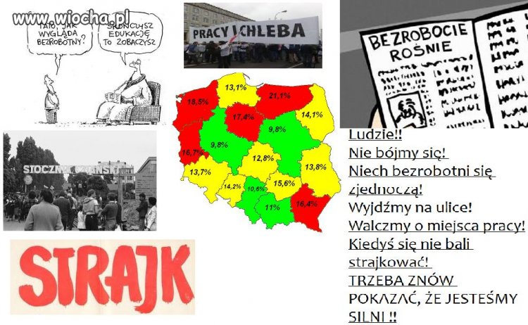 Zacznijmy walczyć o swoje!Bezrobocie ciągle rośnie