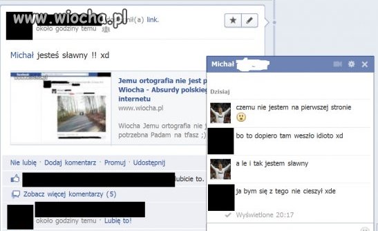 On chyba pragnie być na głównej ...