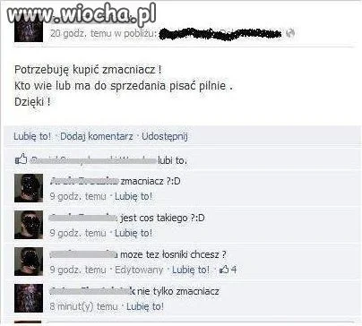 Zmaczniacz chce kupić