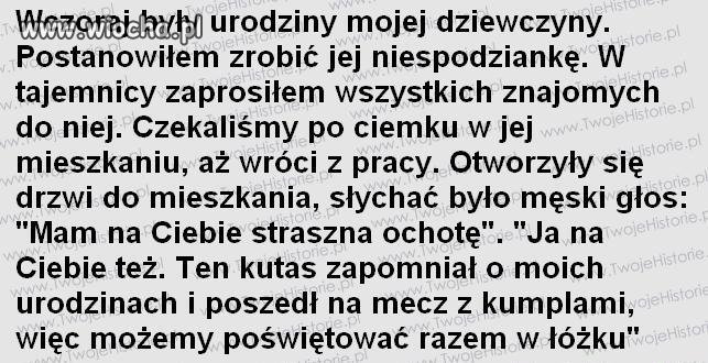 Urodziny... niewypał.