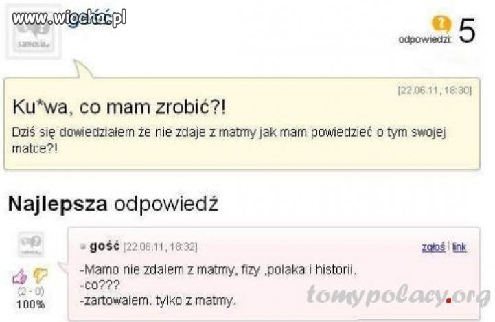Jak powiedzieć mamie