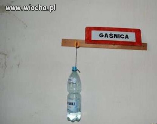 Taka gaśnica może ugasić...