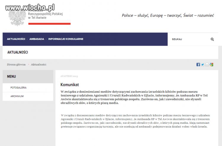 Politycy, głusi na prawdę...
