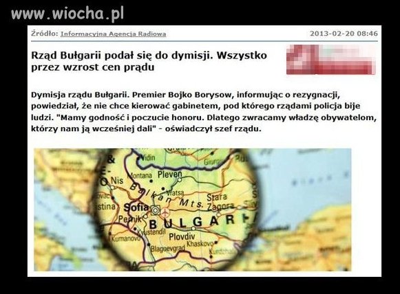 Godność i honor - czyli to czego nasz rząd nie ma